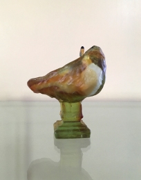 Megan Bottari, Lost at Sea (from the Owl and the Pussycat series), lost wax cast Australian lead crystal